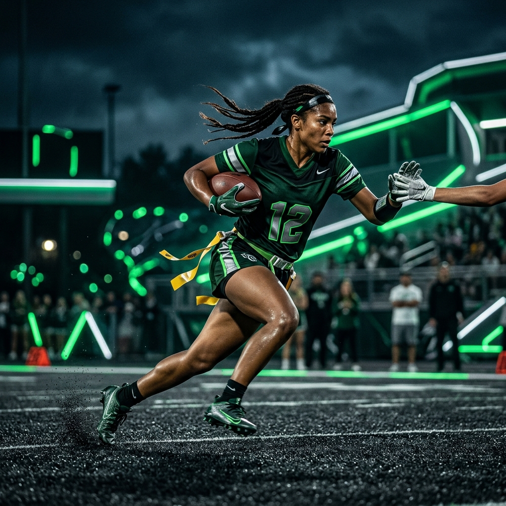 Granite Bay Girls Flag Football Athlete